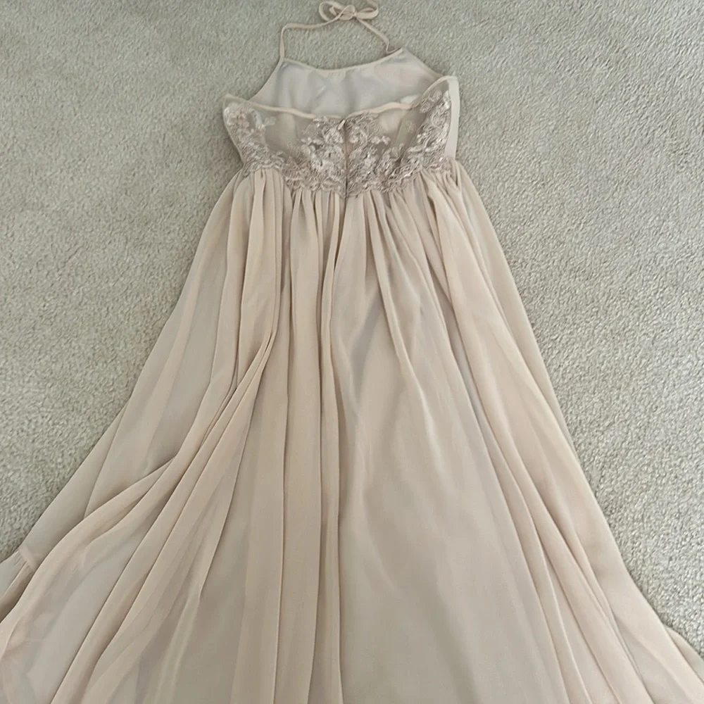 Azazie Junior Bridesmaid chiffon dress - Picture 5 of 10
